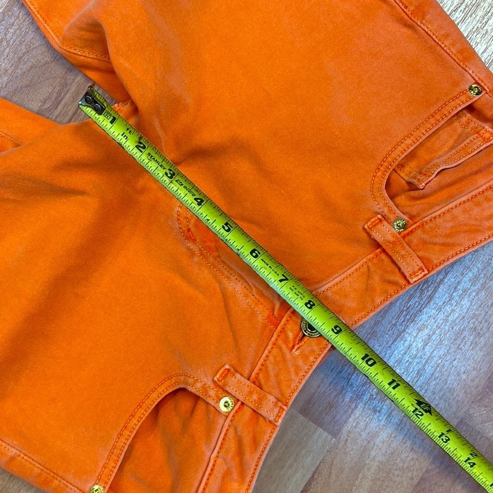 Micheal Kors Cropped Orange jeans size 8 - Picture 5 of 13